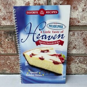 3/$12! Philadelphia Cream Cheese A Little Taste Of Heaven Cookbook 9780785376217